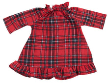 Load image into Gallery viewer, SleepytimePjs Christmas Flannel Nightgowns for 18" Dolls