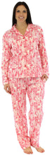 Load image into Gallery viewer, bSoft Women&#39;s Bamboo Flannel Long Sleeve Pajamas
