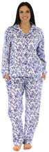 Load image into Gallery viewer, bSoft Women&#39;s Bamboo Flannel Long Sleeve Pajamas
