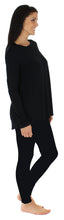 Load image into Gallery viewer, bSoft Women’s Bamboo Jersey Long Sleeve Tunic and Leggings Pajama Set
