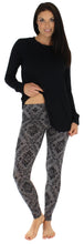 Load image into Gallery viewer, bSoft Women’s Bamboo Jersey Long Sleeve Tunic and Leggings Pajama Set
