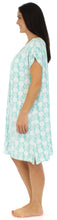 Load image into Gallery viewer, bSoft Women&#39;s Bamboo Jersey Button Up Sleep Dress Pajama
