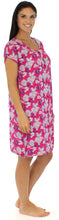 Load image into Gallery viewer, bSoft Women&#39;s Bamboo Jersey Button Up Sleep Dress Pajama
