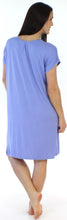 Load image into Gallery viewer, bSoft Women&#39;s Bamboo Jersey Button Up Sleep Dress Pajama
