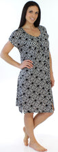 Load image into Gallery viewer, bSoft Women&#39;s Bamboo Jersey Button Up Sleep Dress Pajama
