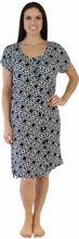 Load image into Gallery viewer, bSoft Women&#39;s Bamboo Jersey Button Up Sleep Dress Pajama
