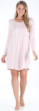 Load image into Gallery viewer, bSoft Women’s Bamboo Jersey Long Sleeve Sleepshirt
