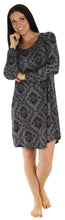 Load image into Gallery viewer, bSoft Women’s Bamboo Jersey Long Sleeve Sleepshirt
