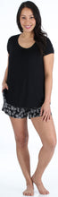 Load image into Gallery viewer, bSoft Women&#39;s Bamboo Jersey Short Sleeve Top and Shorts Pajama Set
