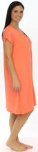 Load image into Gallery viewer, bSoft Women&#39;s Bamboo Jersey Button Up Sleep Dress Pajama
