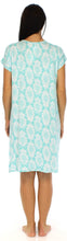Load image into Gallery viewer, bSoft Women&#39;s Bamboo Jersey Button Up Sleep Dress Pajama
