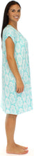 Load image into Gallery viewer, bSoft Women&#39;s Bamboo Jersey Button Up Sleep Dress Pajama
