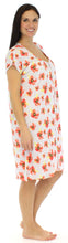 Load image into Gallery viewer, bSoft Women&#39;s Bamboo Jersey Button Up Sleep Dress Pajama
