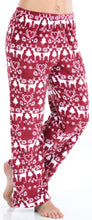 Load image into Gallery viewer, Frankie &amp; Johnny Women’s Fleece 2-Piece Full Zip Hooded Jacket Loungewear Pajama Set
