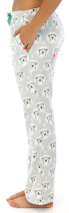 Frankie & Johnny Women's Fleece Pajama Pant