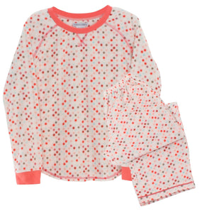 Frankie & Johnny Women's Fleece Long Sleeve Pajama Set