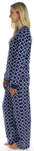 Frankie & Johnny Women's Fleece Long Sleeve Pajama Set