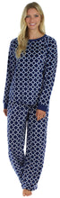 Load image into Gallery viewer, Frankie &amp; Johnny Women&#39;s Fleece Long Sleeve Pajama Set
