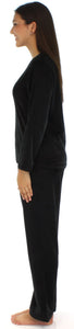 Frankie & Johnny Women's Fleece Long Sleeve Pajama Set
