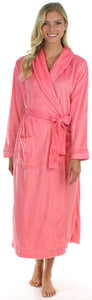 Frankie & Johnny Women's Fleece Long Robe