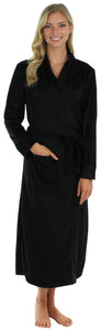 Frankie & Johnny Women's Fleece Long Robe