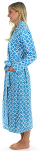 Frankie & Johnny Women's Fleece Long Robe