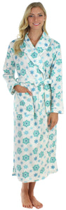 Frankie & Johnny Women's Fleece Long Robe