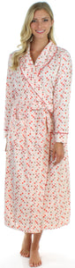 Frankie & Johnny Women's Fleece Long Robe