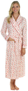 Frankie & Johnny Women's Fleece Long Robe