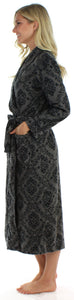 Frankie & Johnny Women's Fleece Long Robe