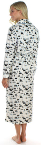 Frankie & Johnny Women's Fleece Long Robe