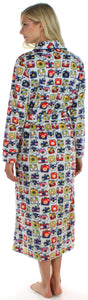 Frankie & Johnny Women's Fleece Long Robe