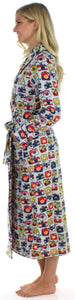 Frankie & Johnny Women's Fleece Long Robe