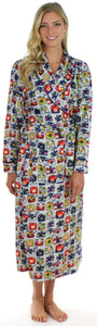 Frankie & Johnny Women's Fleece Long Robe