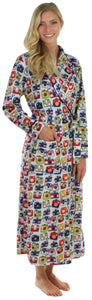 Frankie & Johnny Women's Fleece Long Robe