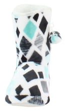 Load image into Gallery viewer, PajamaMania Women’s Fleece Slipper Boots with Rubber Soles
