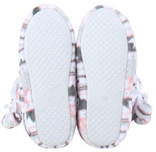 Load image into Gallery viewer, PajamaMania Women’s Fleece Slipper Boots with Rubber Soles
