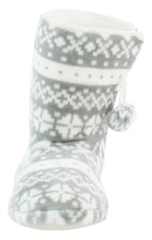 Load image into Gallery viewer, PajamaMania Women’s Fleece Slipper Boots with Rubber Soles
