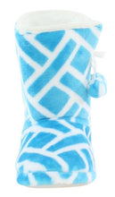 Load image into Gallery viewer, PajamaMania Women’s Fleece Slipper Boots with Rubber Soles

