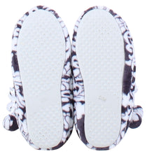 Load image into Gallery viewer, PajamaMania Women’s Fleece Slipper Boots with Rubber Soles
