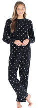 Load image into Gallery viewer, PajamaMania Women’s Fleece Long Sleeve Pajama Set
