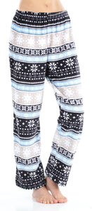 PajamaMania Women’s Fleece Long Sleeve Pajama Set