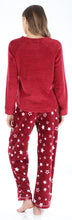 Load image into Gallery viewer, PajamaMania Women’s Fleece Long Sleeve Pajama Set

