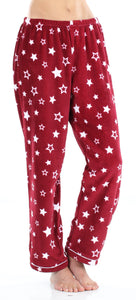 PajamaMania Women’s Fleece Long Sleeve Pajama Set