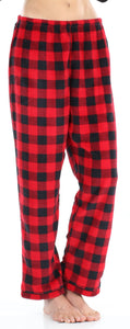 PajamaMania Women’s Fleece Long Sleeve Pajama Set