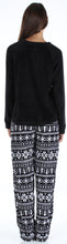 Load image into Gallery viewer, PajamaMania Women’s Fleece Long Sleeve Pajama Set
