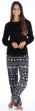 Load image into Gallery viewer, PajamaMania Women’s Fleece Long Sleeve Pajama Set

