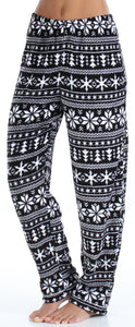 PajamaMania Women’s Fleece Long Sleeve Pajama Set