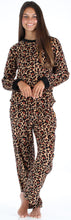 Load image into Gallery viewer, PajamaMania Women’s Fleece Long Sleeve Pajama Set
