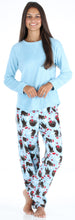 Load image into Gallery viewer, PajamaMania Women’s Fleece Long Sleeve Pajama Set
